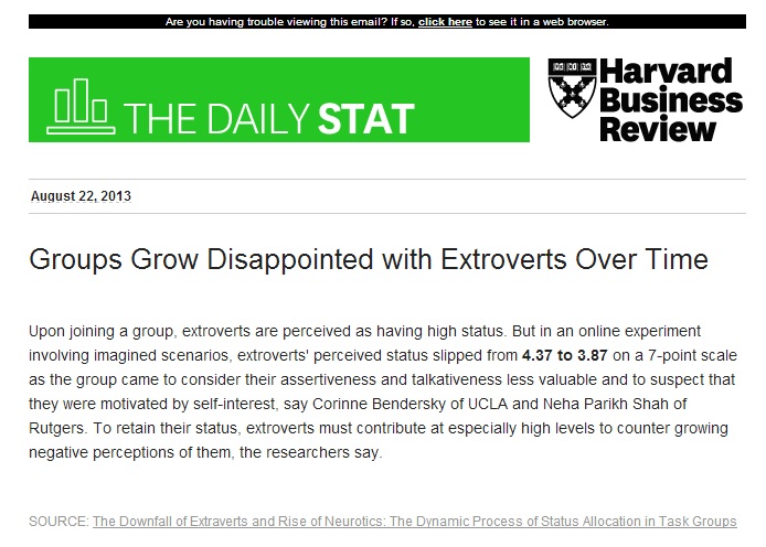 Extrovert stat